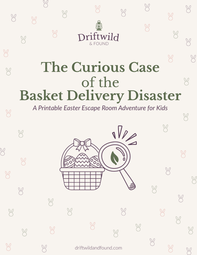 Printable Easter escape room game for kids