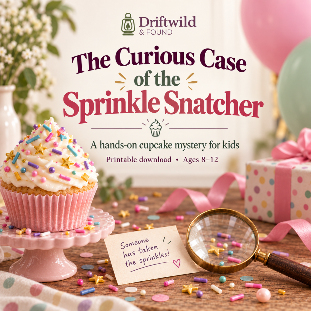 The Curious Case of the Sprinkle Snatcher printable cupcake mystery for kids ages 8 to 12